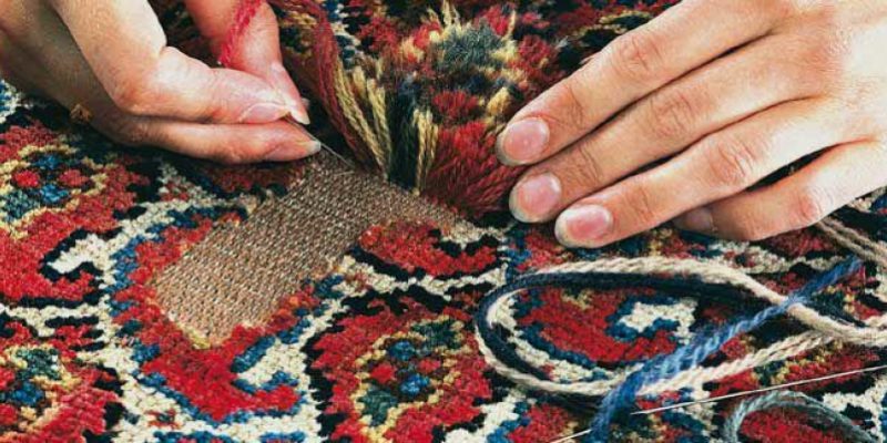 روش انجام كار رفوگری فرش
