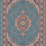 فرش کاشان انتیک ابی
