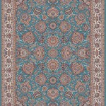 فرش کاشان طرح باغ بهشت ابی