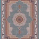 فرش کاشان ماهی ابی