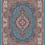فرش کاشان شاهکار ابی
