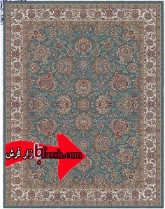 فرش کاشان نقشه باغ بهشت ابی