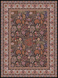 فرش کاشان طرح گلشن
