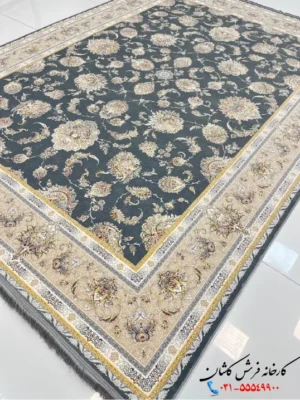 فرش طرح افشان دلفینی طرح ژولیت 1200شانه کاشان