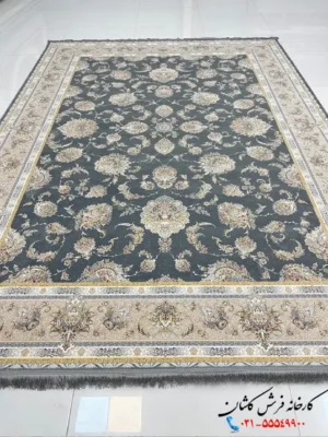 فرش طرح افشان دلفینی ژولیت 1200شانه کاشان