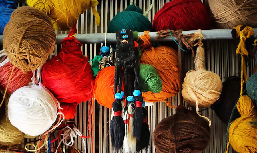 مواد اولیه فرش