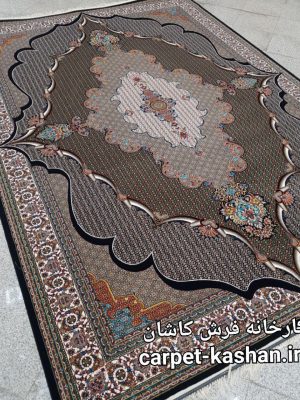 فرش کاشان نقشه ماهی جدید