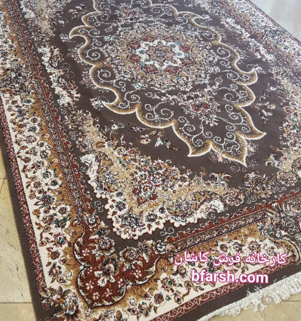 فرش کاشان - 500 شانه - طرح مروارید