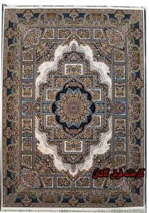 فرش-کاشان-نقشه-حوض-نقره-کرم