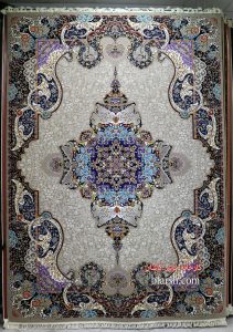 فرش کاشان - 700 شانه نقشه الی ترمه ای