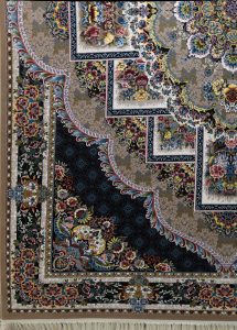 فرش-کاشان-مدل-ناردون-نسکافه-ای