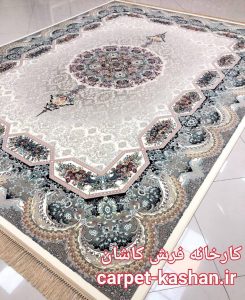 فرش کاشان هالیدی کرم
