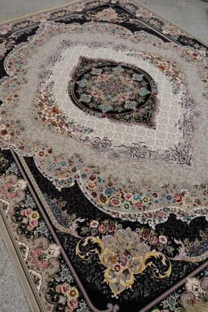 فرش کاشان- نقشه مهر گل 1200 شانه