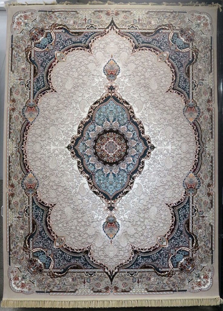 فرش-کاشان-تاج-محل