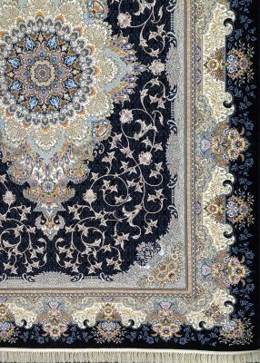 فرش مانلی سرمه ای