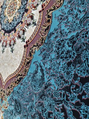فرش 1000 شانه رنگ سرمه ای