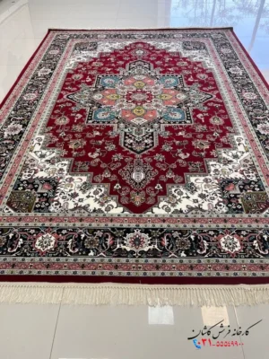 فرش قرمز طرح هریس 700 شانه