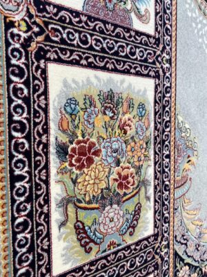 فرش طرح حوض نقره 1200 شانه