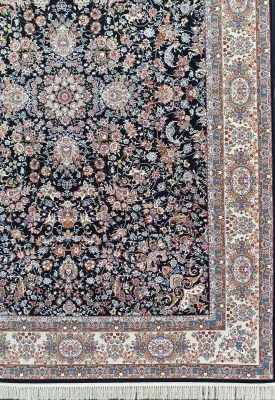نقشه رها سرمه ای گلبرجسته