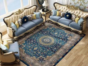خرید فرش ماشینی 1500 شانه و 1200 شانه کاشان ارزان قیمت