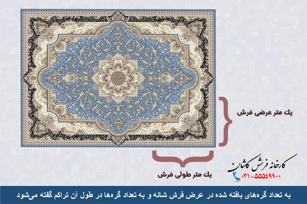 شانه و تراکم فرش چیست