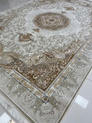 فرش طرح ازمیر ۱۲۰۰ شانه کرم