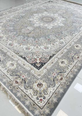 فرش طوسی نقره ای ۱۵۰۰ شانه