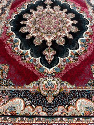 فرش کاشان 700 شانه ارزان طرح نیلا
