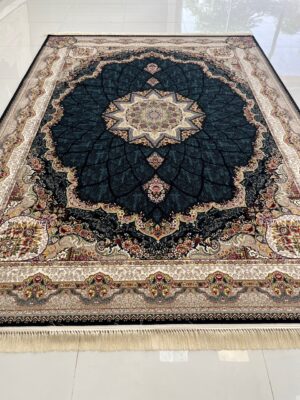 فرش 700شانه سرمه ای