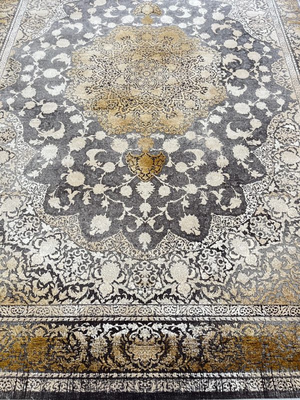 فرش کاشان 1200 شانه وینتیج طرح اصفهان