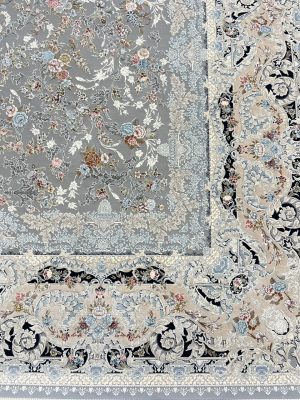 فرش کاشان 1500 شانه نقشه روژان طوسی