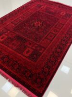 فرش طرح بلوچی 500 شانه رنگ قرمز