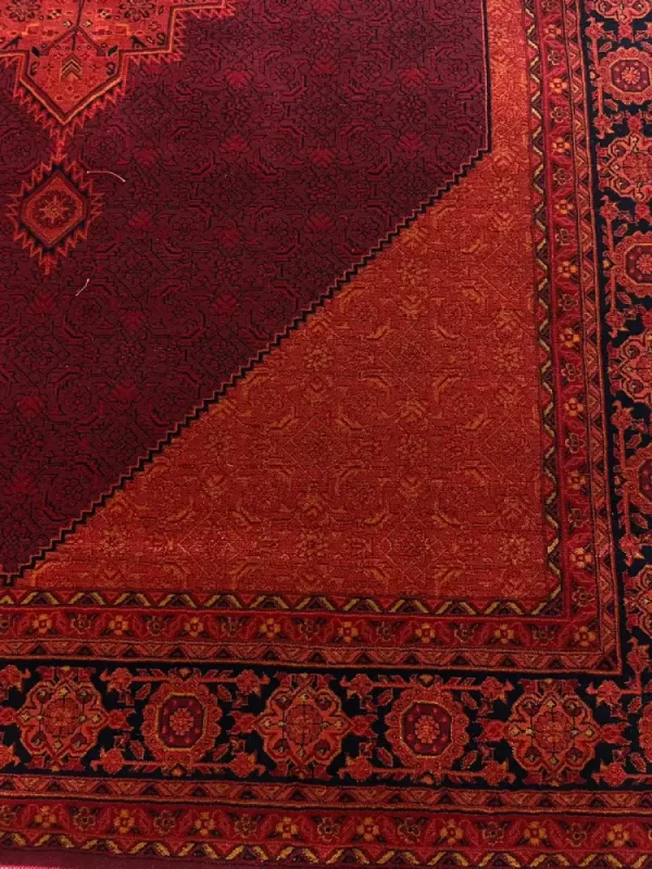 فرش قرمز طرح بخارا