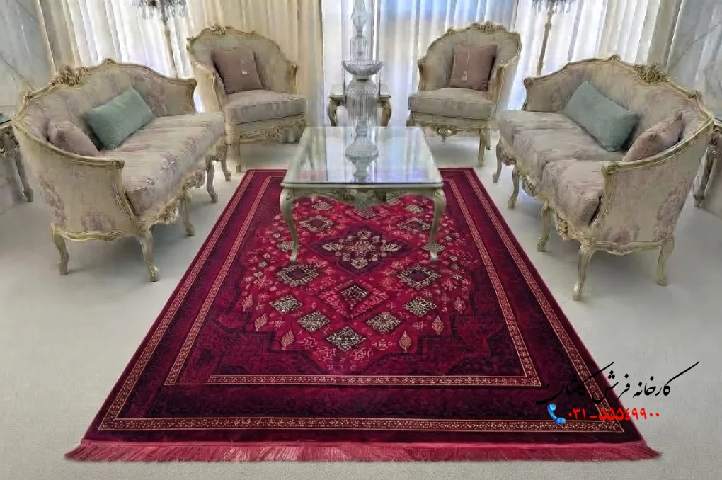 توجه به ابعاد فرش در چیدمان فرش پذیرایی