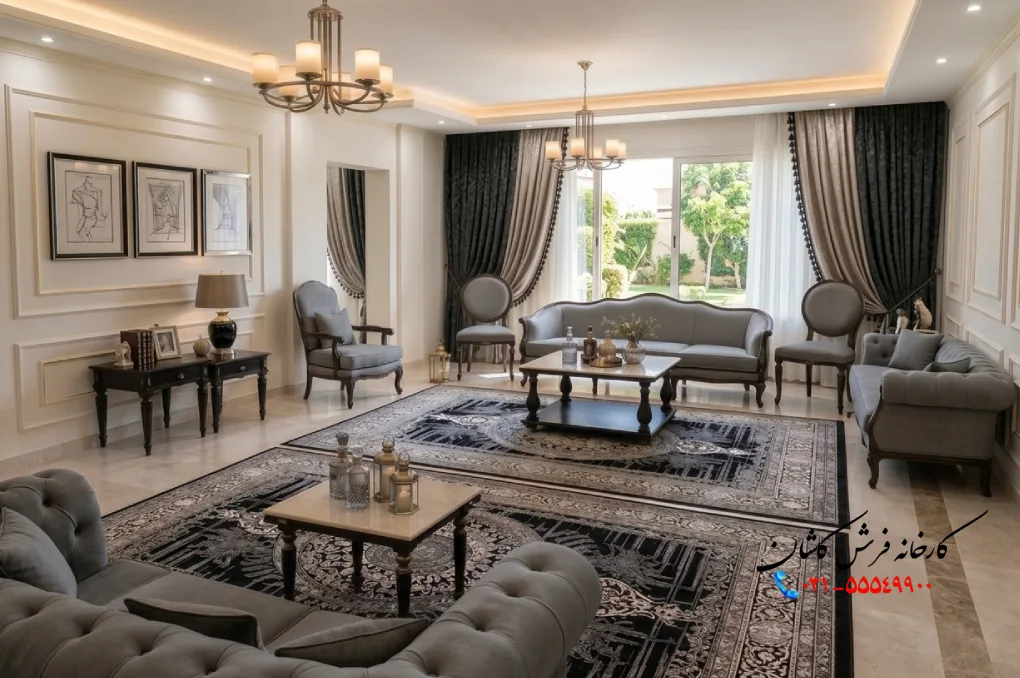 مدل پهن کردن فرش در خانه