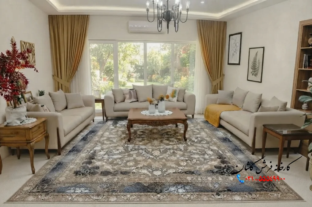 نحوه چیدمان فرش در پذیرایی