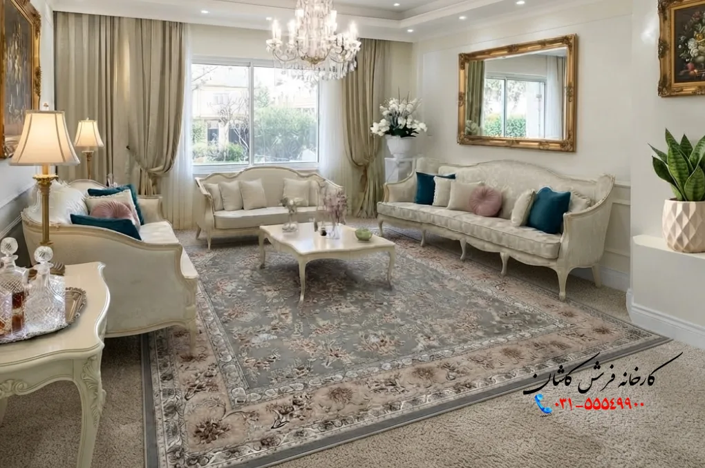 فرش طوسی با چه رنگ موکتی ست میشه