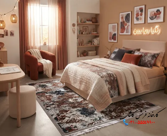 دکوراسیون چیدمان خانه های کوچک 60 متری اتاق خواب