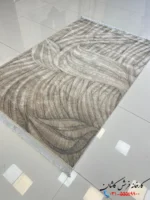 فرش آشپزخانه طوسی طرح آنیتا 500شانه کاشان