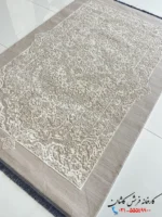فرش طرح مراکشی نقشه رز 500شانه کاشان