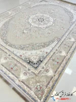 فرش کرم جدید 1200 شانه شادمهر کاشان