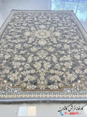 جدیدترین فرش کاشان افشان لینا طوسی 1200 شانه