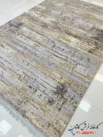 فرش مراکشی ساده طرح نیلوفر 500 شانه کاشان