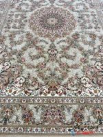 فرش دستباف ماهان نقره ای 1200شانه