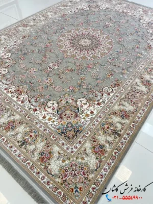 فرش دستباف گونه 1200 شانه ماهان کاشان