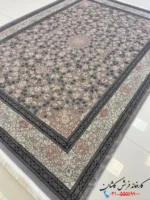 فرش 700 شانه ارزان قیمت رویان طوسی کاشان