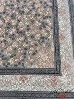 فرش 700 شانه ارزان قیمت طرح رویان طوسی کاشان