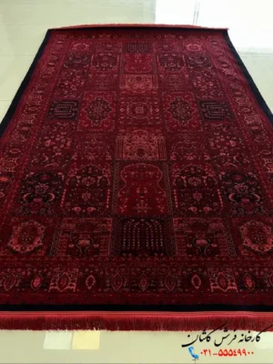 فرش 700 شانه ارزان قیمت طرح مروارید کاشان