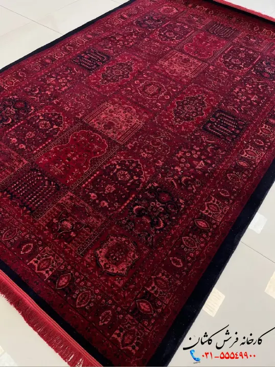 فرش 700 شانه ارزان قیمت مروارید کاشان فرش 700 شانه ارزان قیمت مروارید کاشان