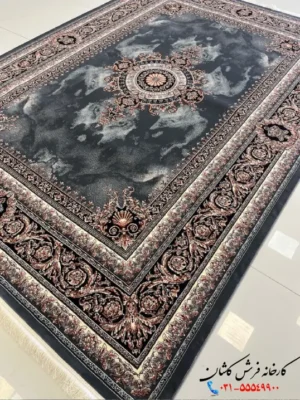 فرش 700 شانه ارزان ورساچه طرح آنجل کاشان